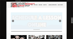 Desktop Screenshot of bennettdrums.com