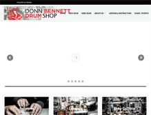 Tablet Screenshot of bennettdrums.com